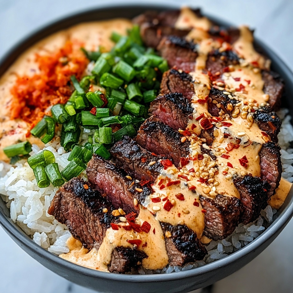 Korean BBQ Steak Bowls: A Delicious and Easy Recipe to Try Tonight Recipe - Recipe Image
