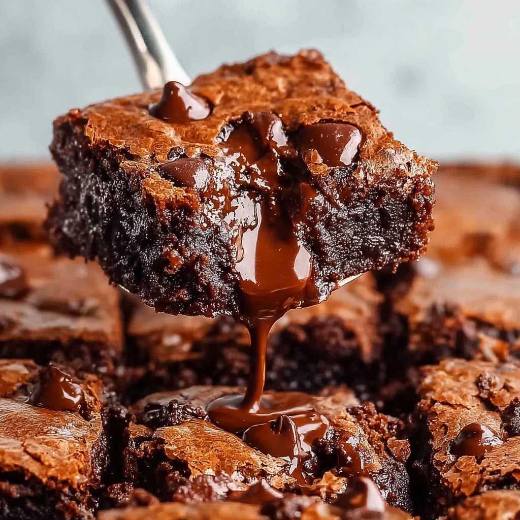 Peanut Butter Chocolate Fudge Brownies Recipe - Recipe Image