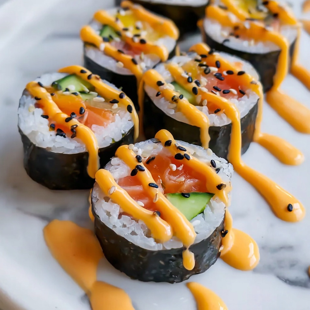 Spicy Salmon Sushi Roll-Ups: An Incredible 5-Ingredient Recipe - Recipe Image