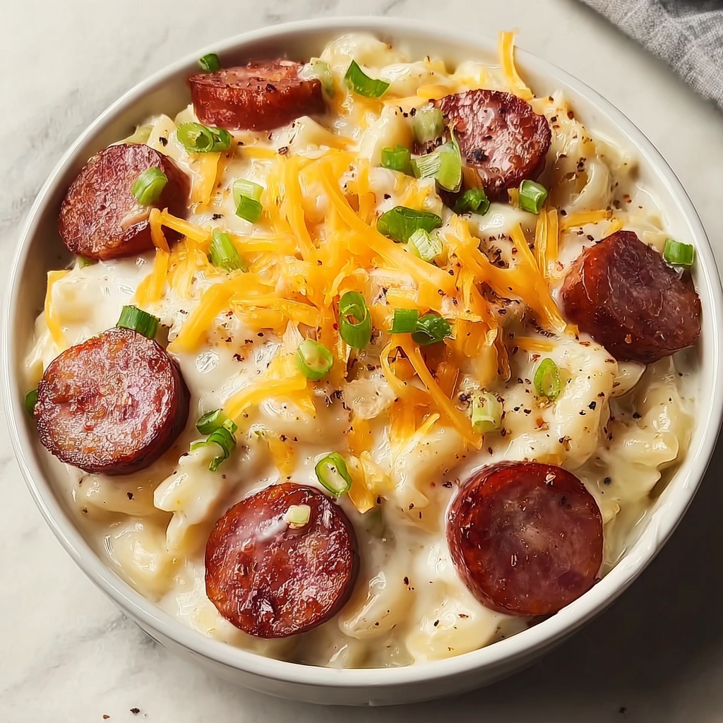Cheesy Ranch Potatoes and Sausage Recipe - Recipe Image