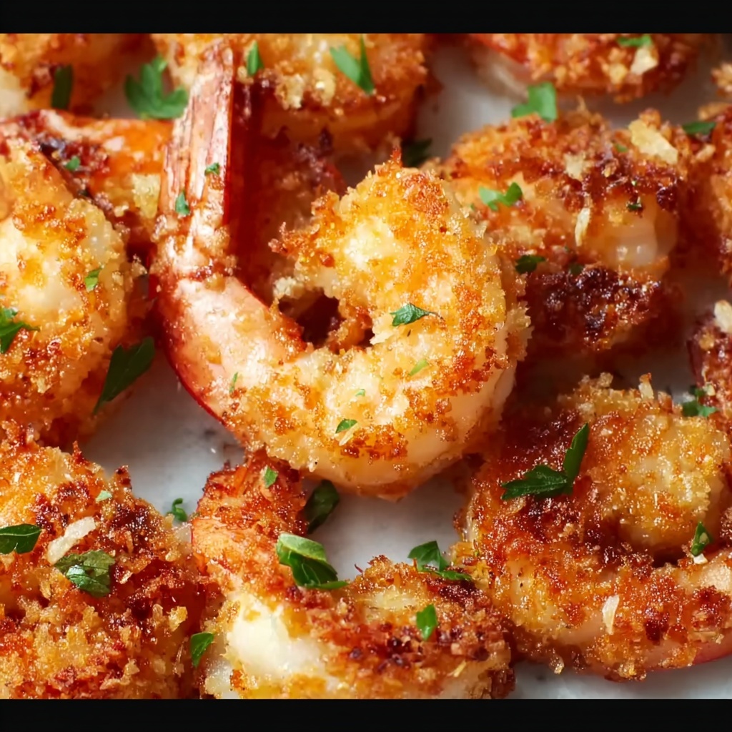 Crispy Baked Shrimp with Spicy Lime Sriracha Dipping Sauce Recipe - Recipe Image