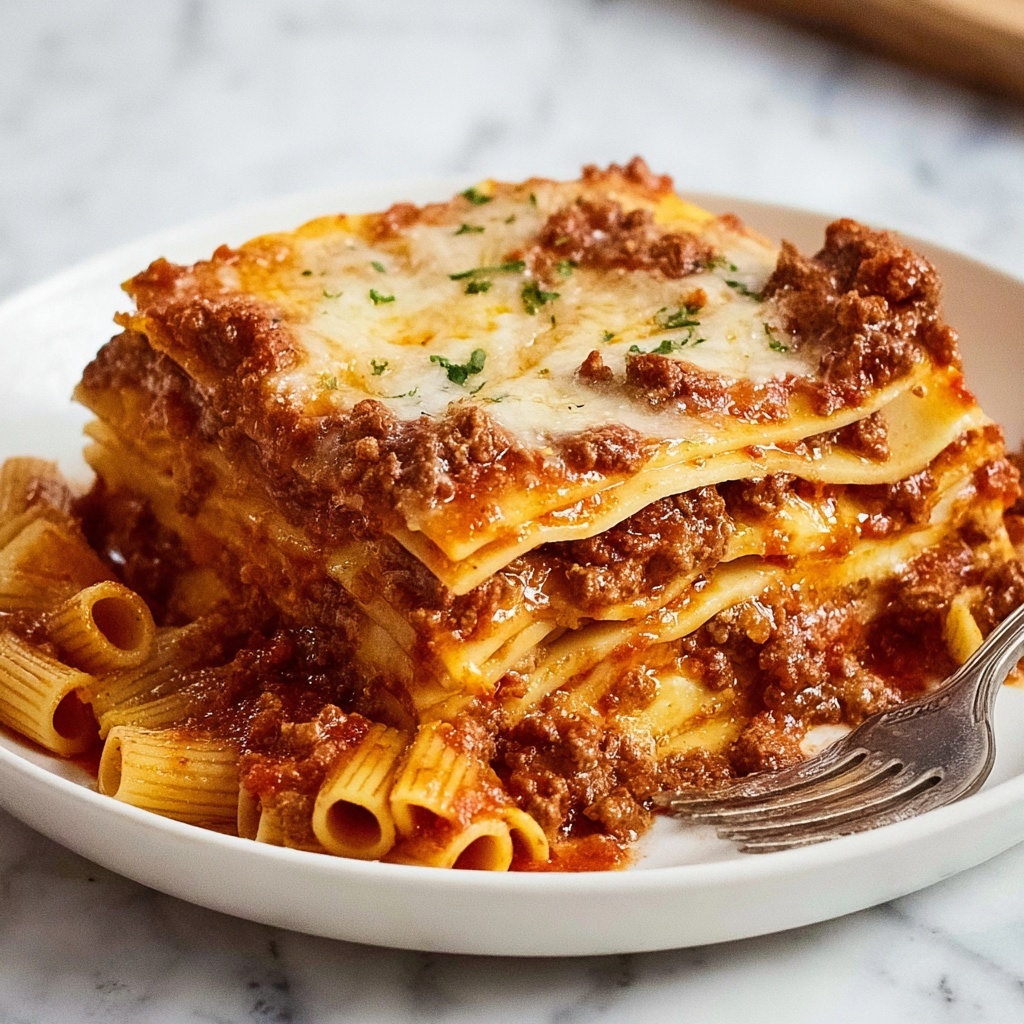 Beef Pasta in Tomato Sauce Recipe - Recipe Image