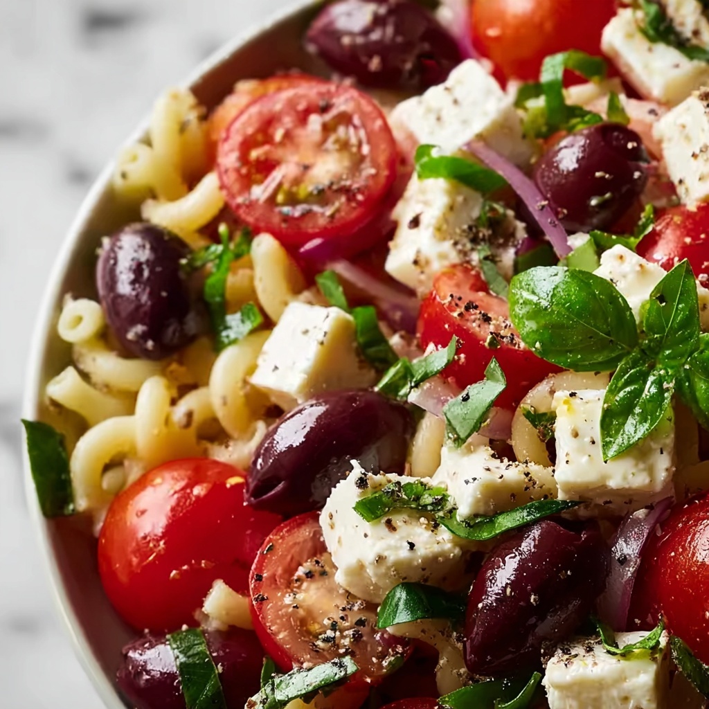 Greek Pasta Salad Recipe - Recipe Image