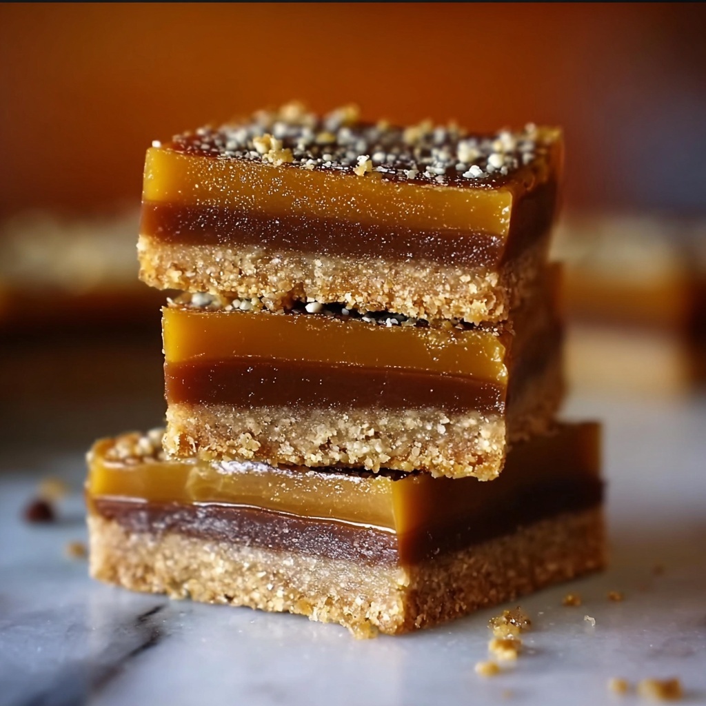 Gooey Caramel Coffee Bars Recipe - Recipe Image
