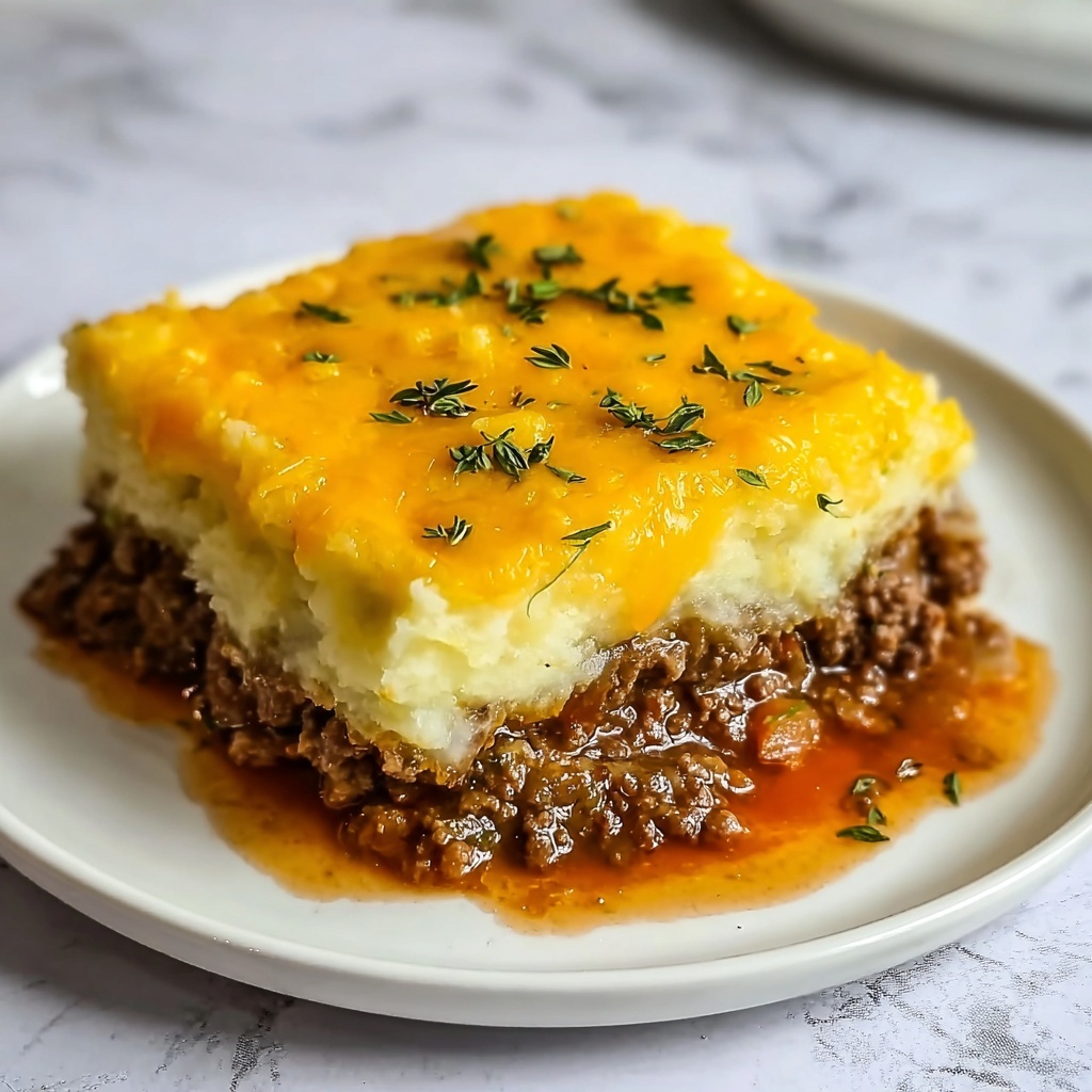 Meatloaf with Cheddar Mashed Potatoes Recipe - Recipe Image
