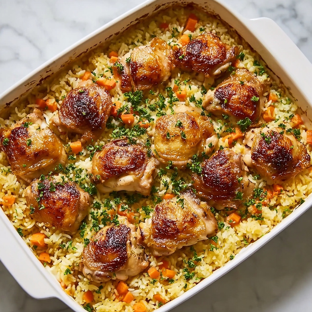 No Peek Chicken & Rice Casserole Recipe - Recipe Image