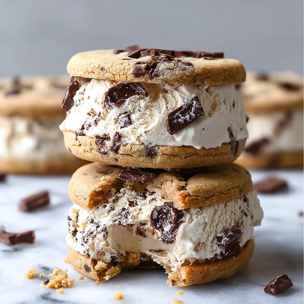 The Ultimate Cookie Dough Ice Cream Sandwich Recipe - Recipe Image