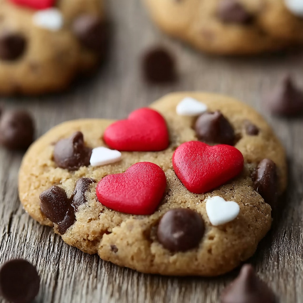 Chocolate Chip Cookie Dough Hearts Recipe - Recipe Image