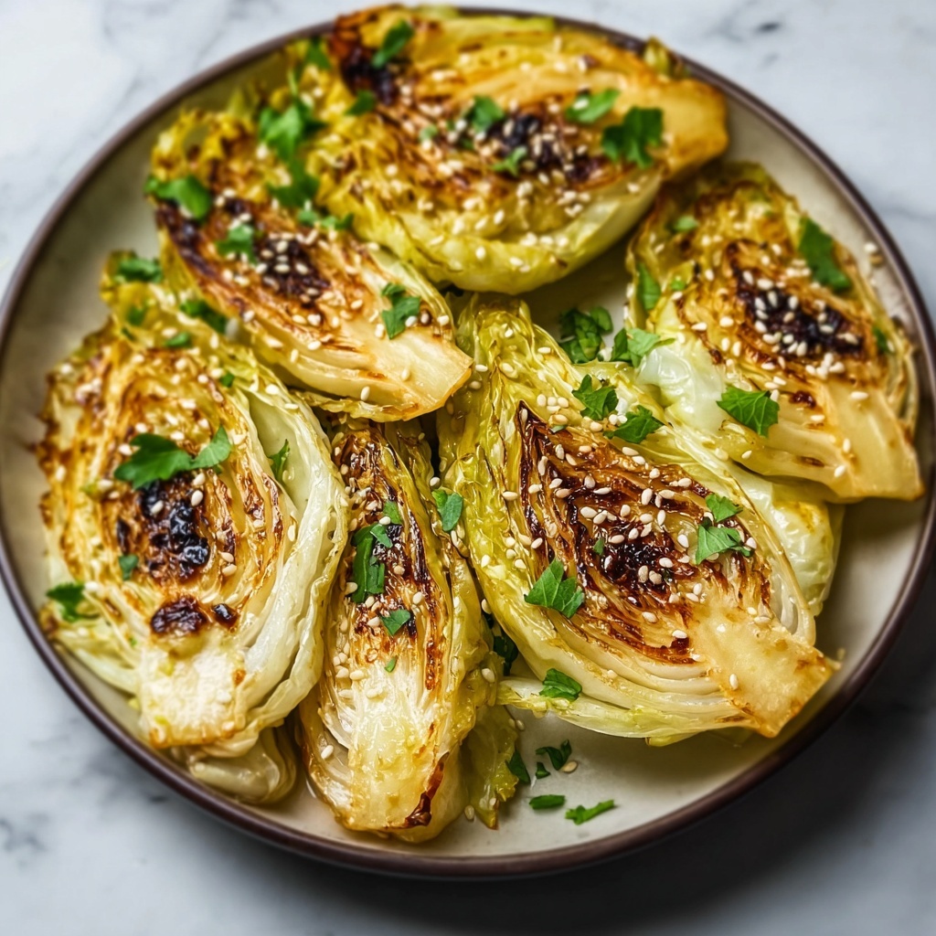 Miso Butter Roasted Cabbage Wedges Recipe - Recipe Image