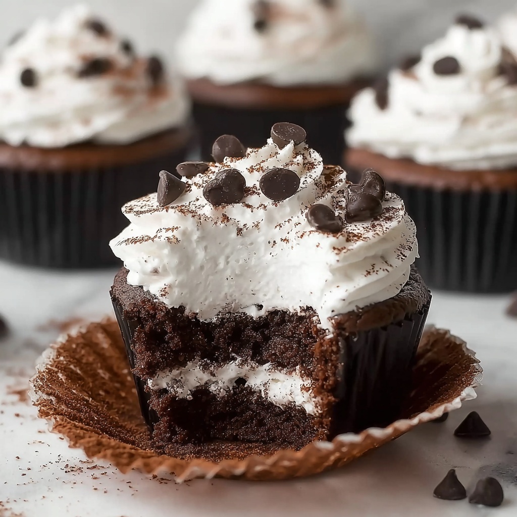 Chocolate Lasagna Cupcakes Recipe - Recipe Image