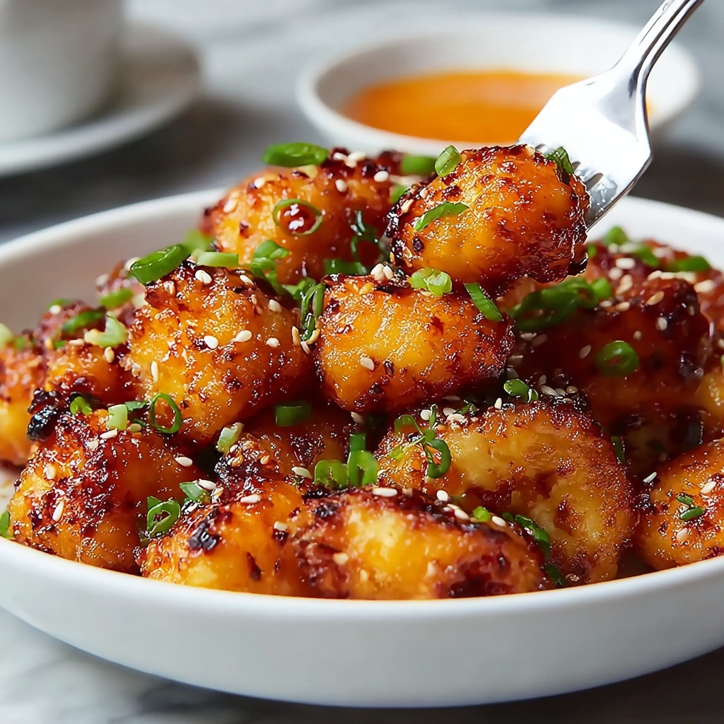 Crispy Bang Bang Chicken Bites Recipe - Recipe Image