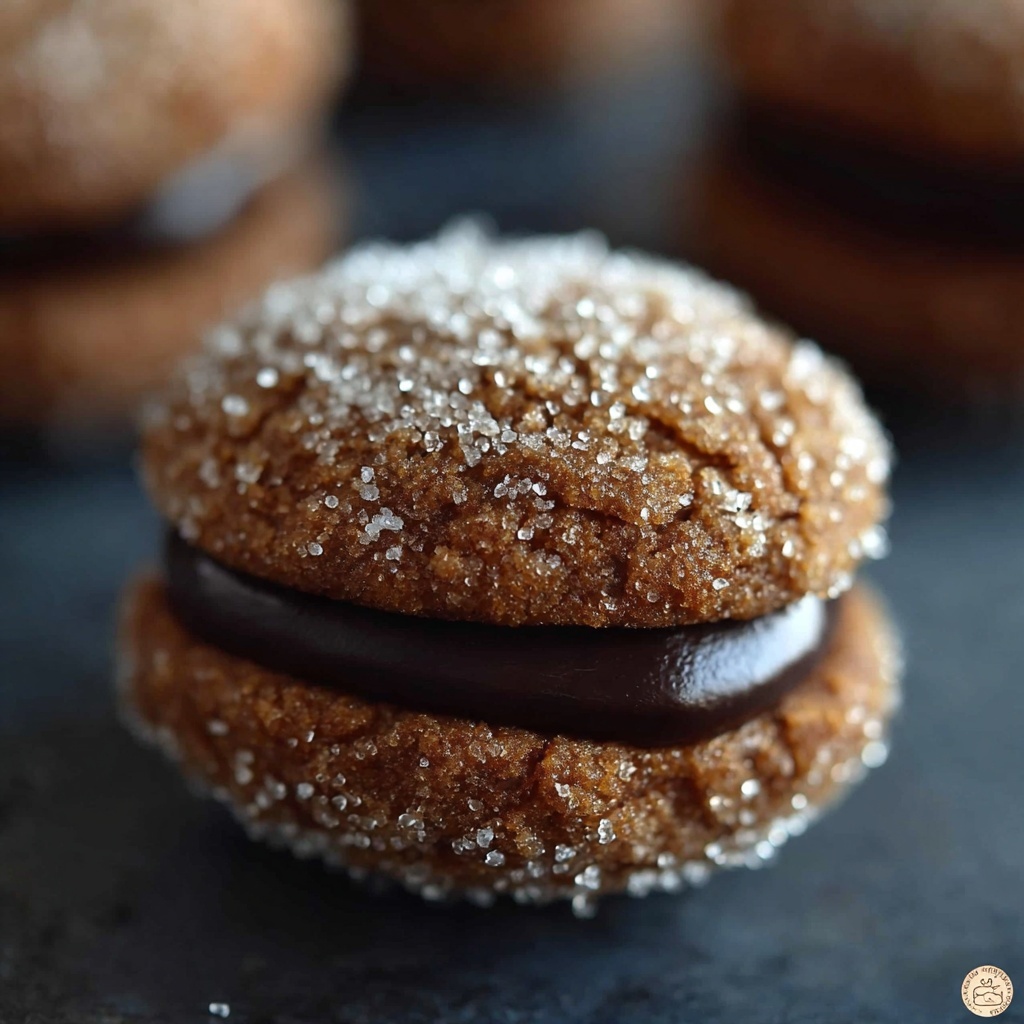 Chocolate Ganache Cookies Recipe - Recipe Image