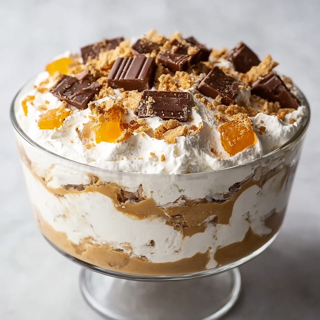 Cookie Salad with Vanilla Pudding, Fruit, and Fudge Stripe Cookies Recipe - Recipe Image