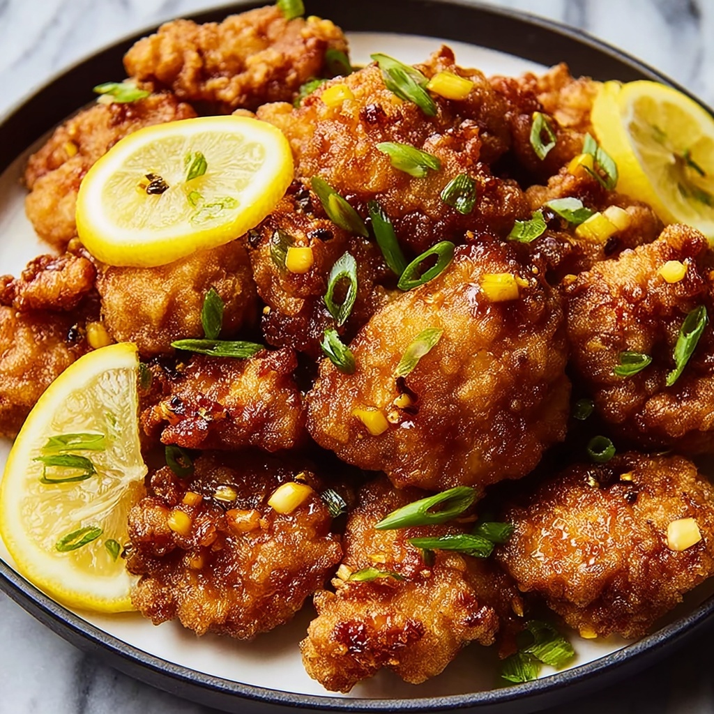 Crispy Chinese Lemon Chicken Recipe - Recipe Image