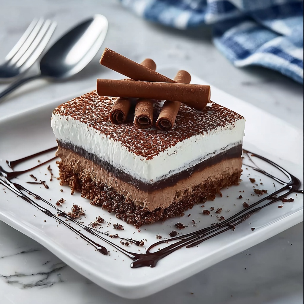 Chocolate Delight Pots de Crème with Pecans and Cream Cheese Layer Recipe - Recipe Image