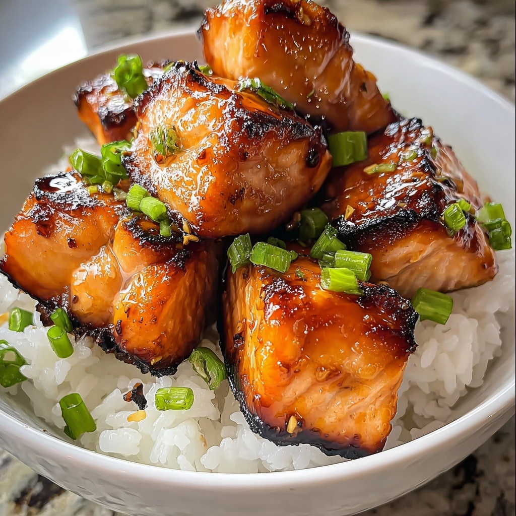 Air Fryer Bang Bang Salmon Bites Recipe - Recipe Image