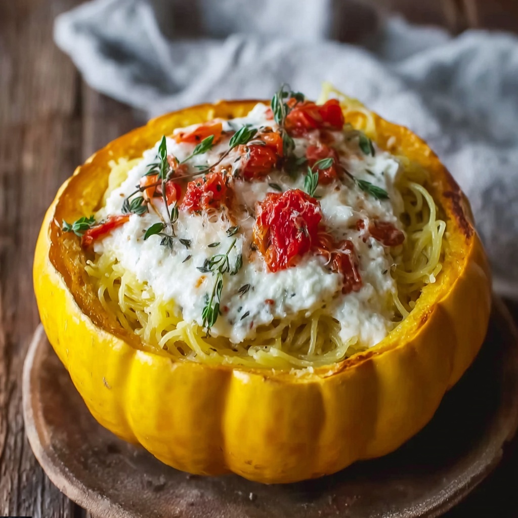 Baked Boursin Spaghetti Squash Recipe - Recipe Image