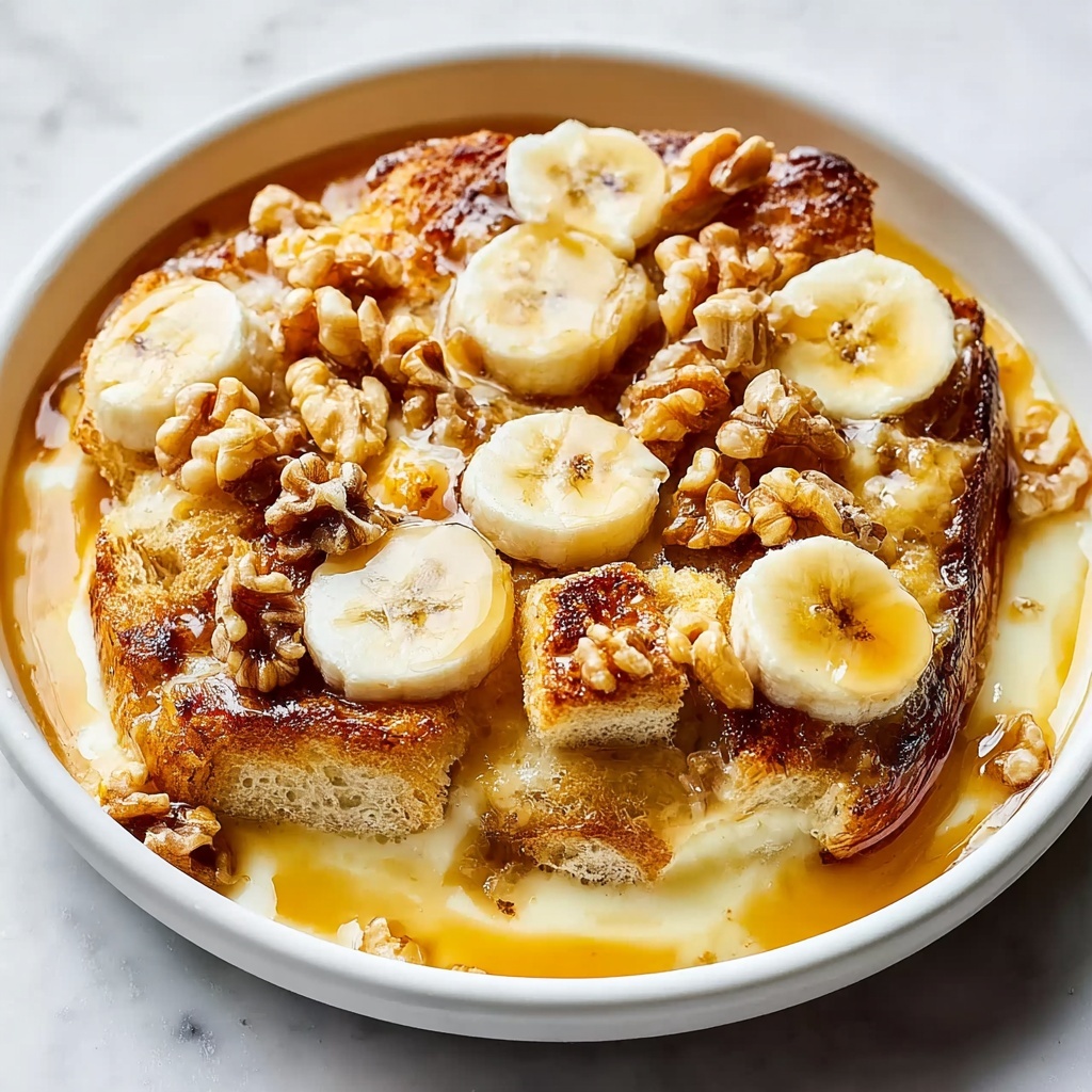 Greek Yogurt Banana Maple Bread Pudding Recipe - Recipe Image
