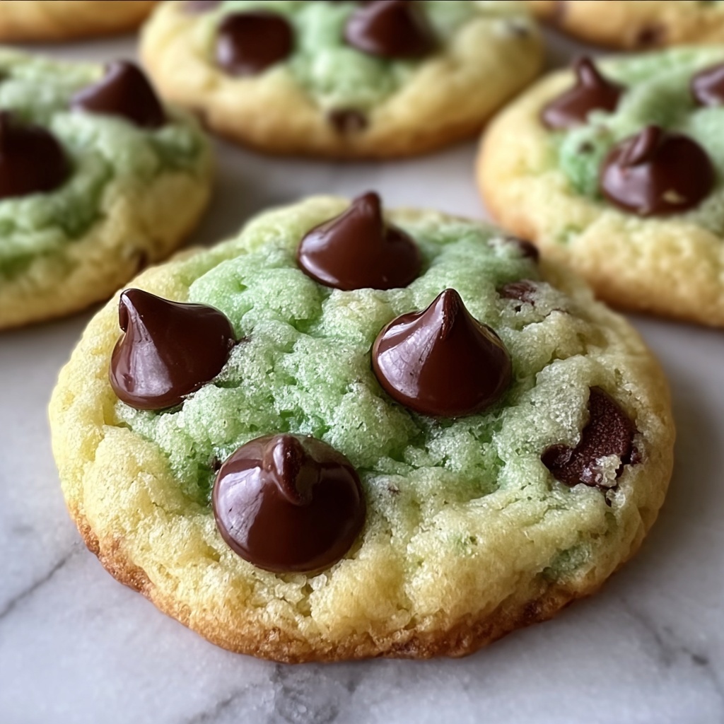 Mint Chocolate Chip Cookies Recipe - Recipe Image