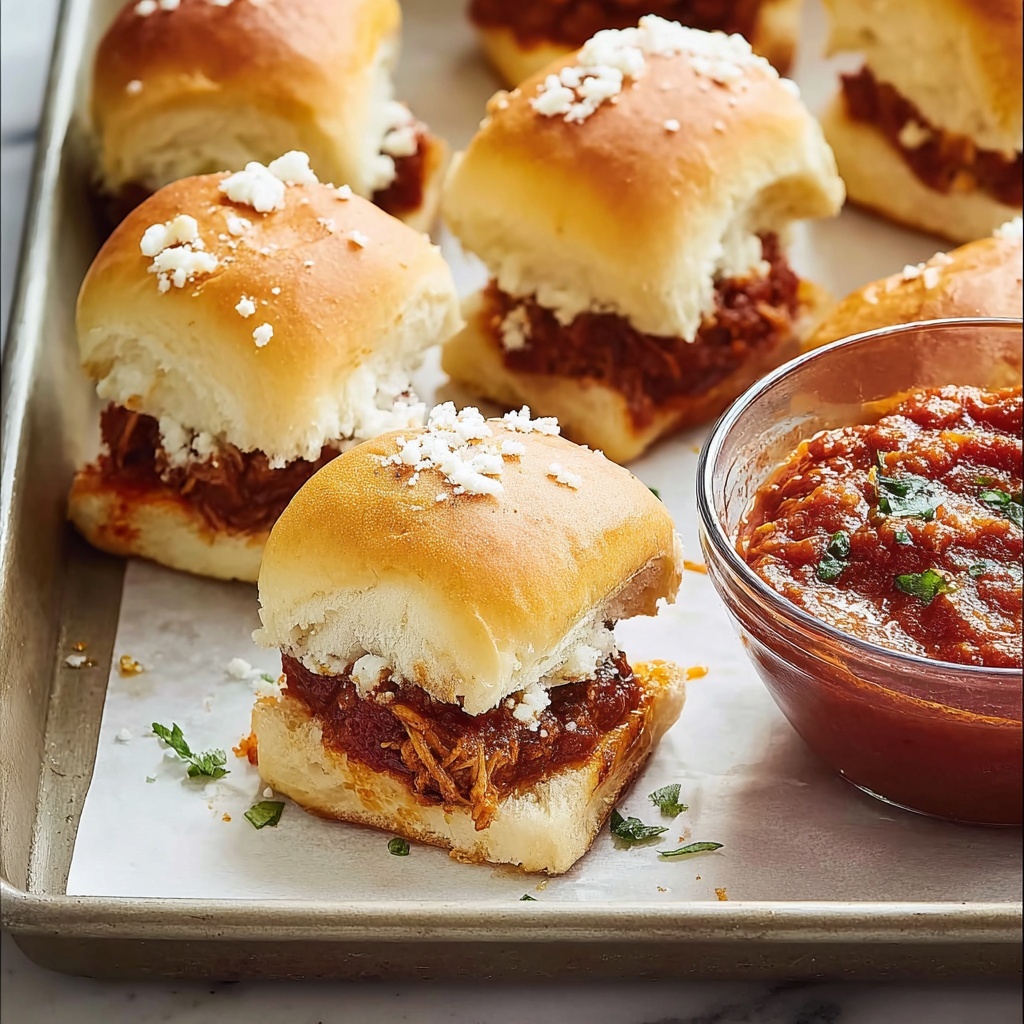 Chicken Parmesan Sliders Recipe - Recipe Image