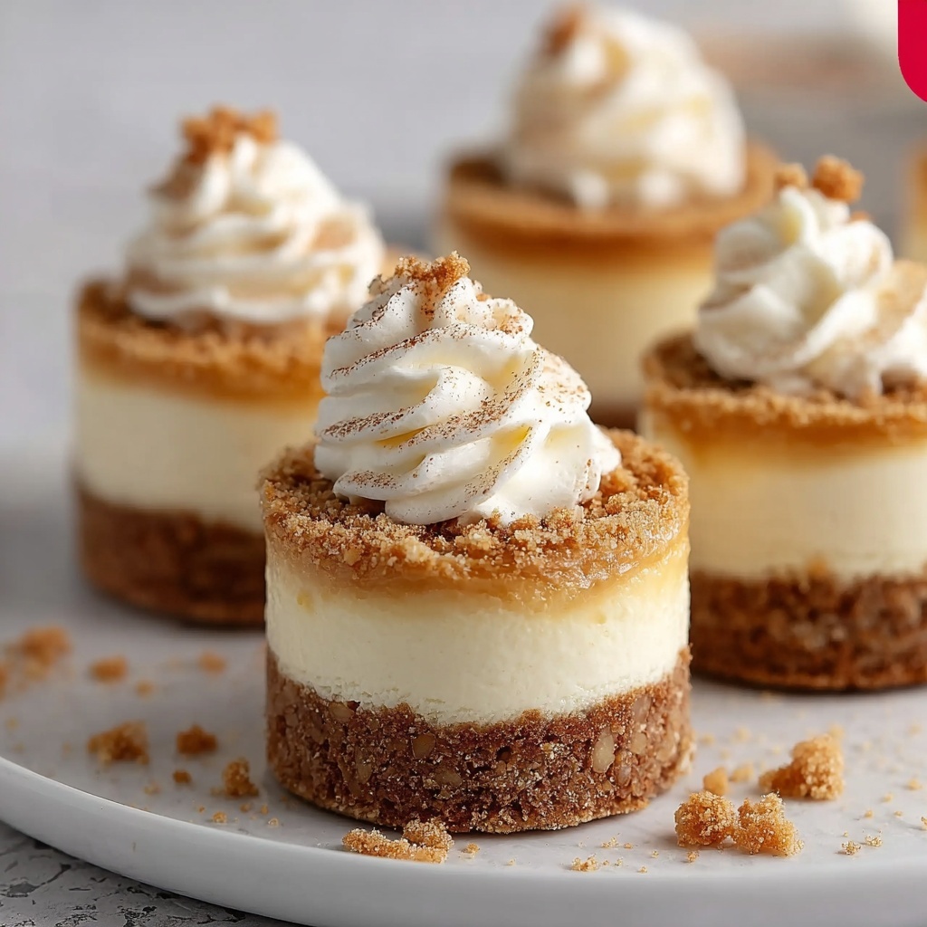 Mini Pumpkin Cheesecake Bites Recipe - Recipe Image