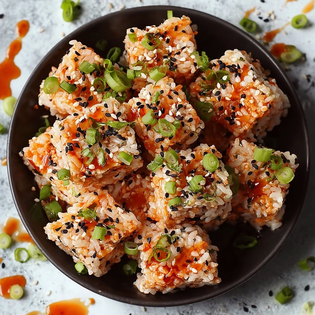Crunchy Sushi Bites with Spicy Tuna Recipe - Recipe Image