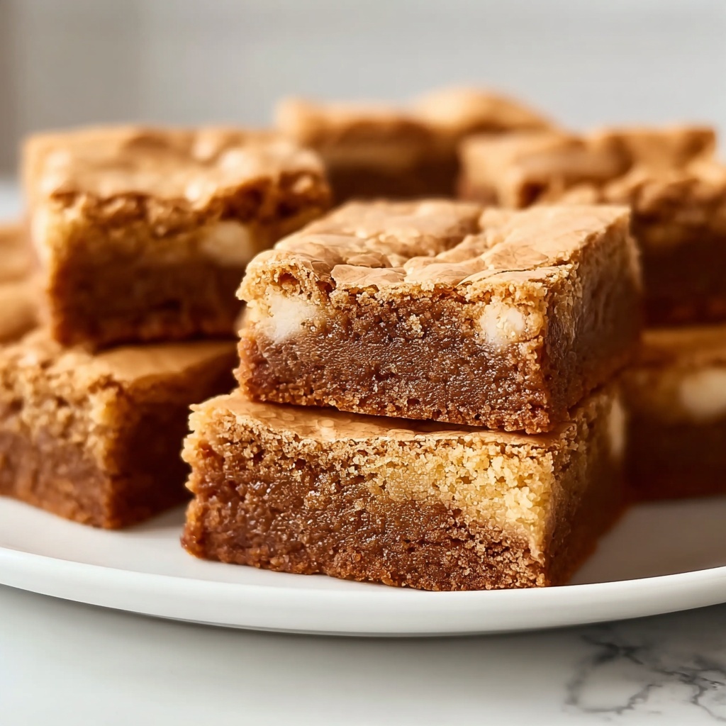 Vegan Cinnamon Chickpea Blondies Recipe - Recipe Image