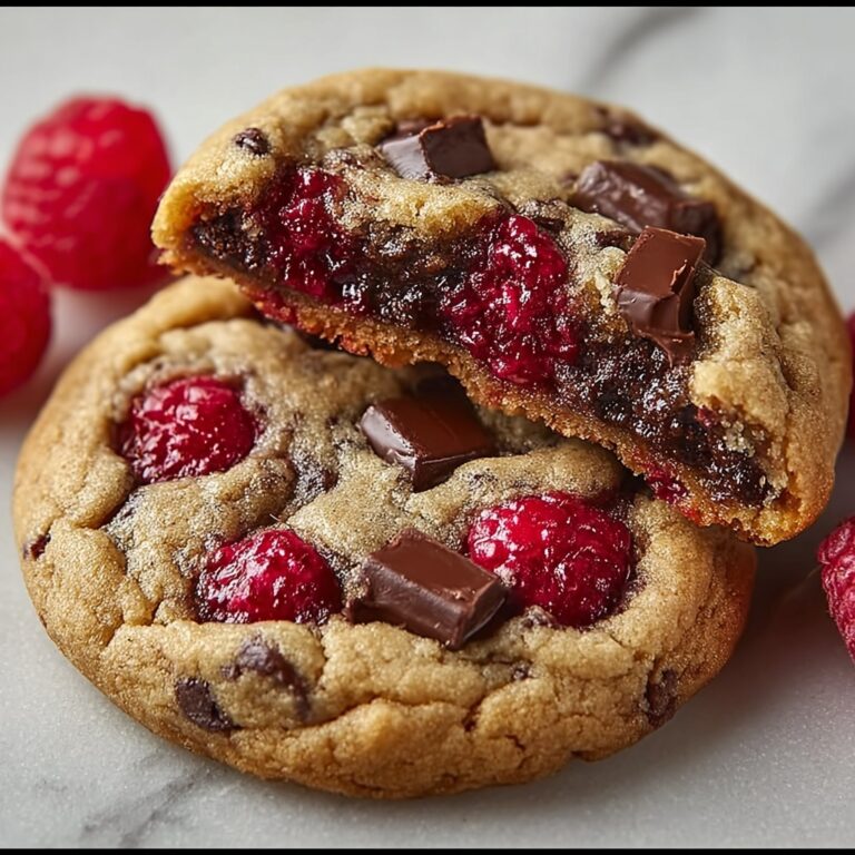 Raspberry Chocolate Chunk Cookies Recipe