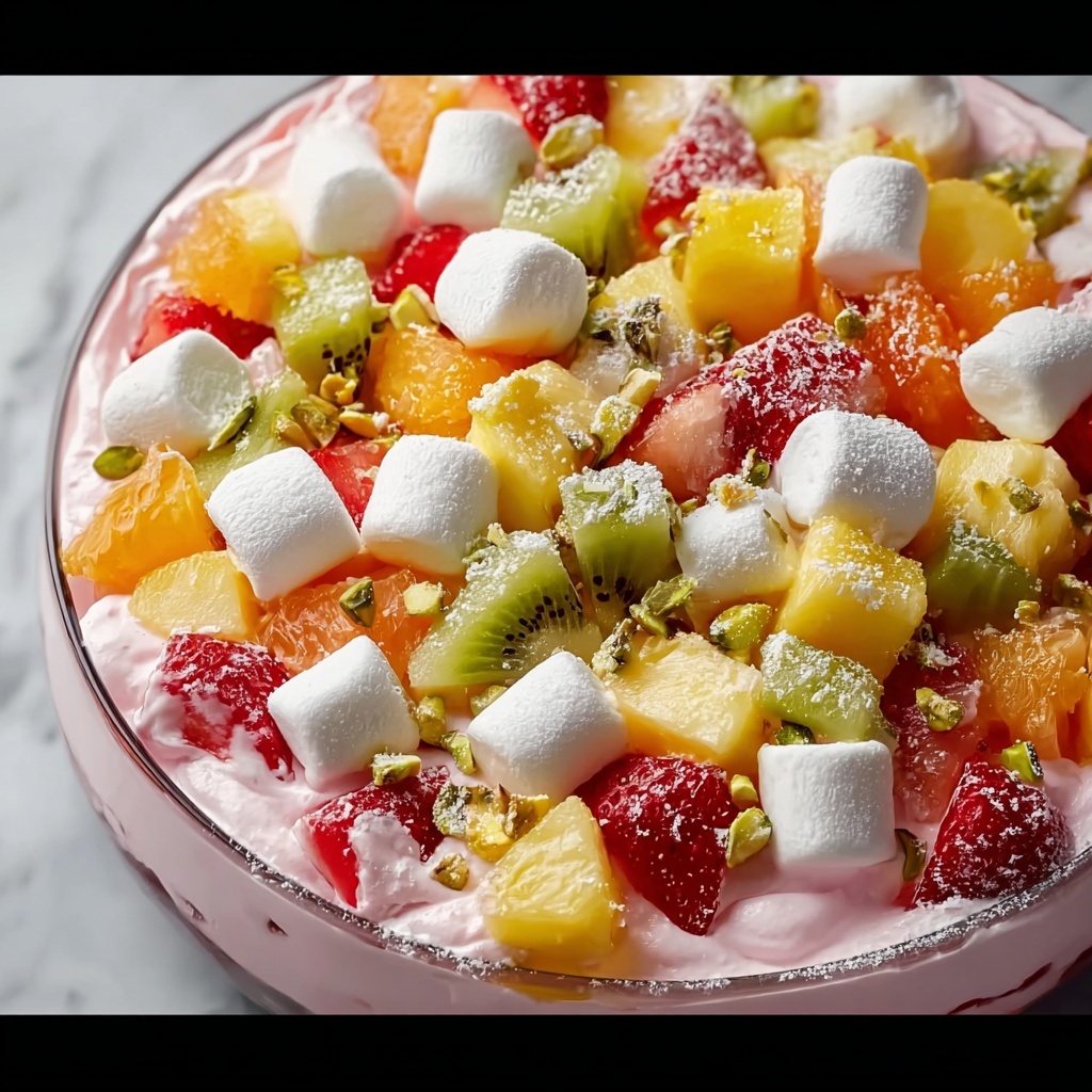 Easter Cheesecake Fruit Fluff Recipe - Recipe Image