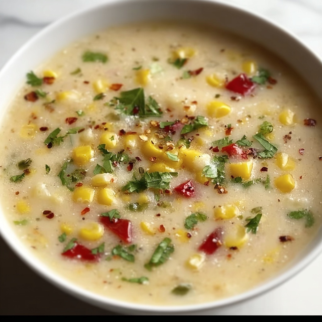 Summer Corn and Zucchini Chowder Recipe - Recipe Image