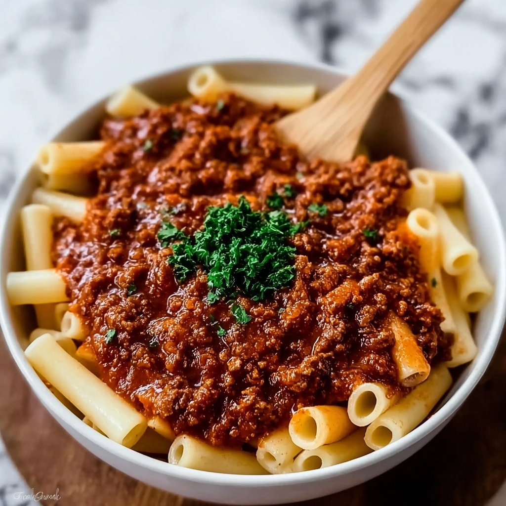 Homemade Bolognese Sauce Recipe - Recipe Image