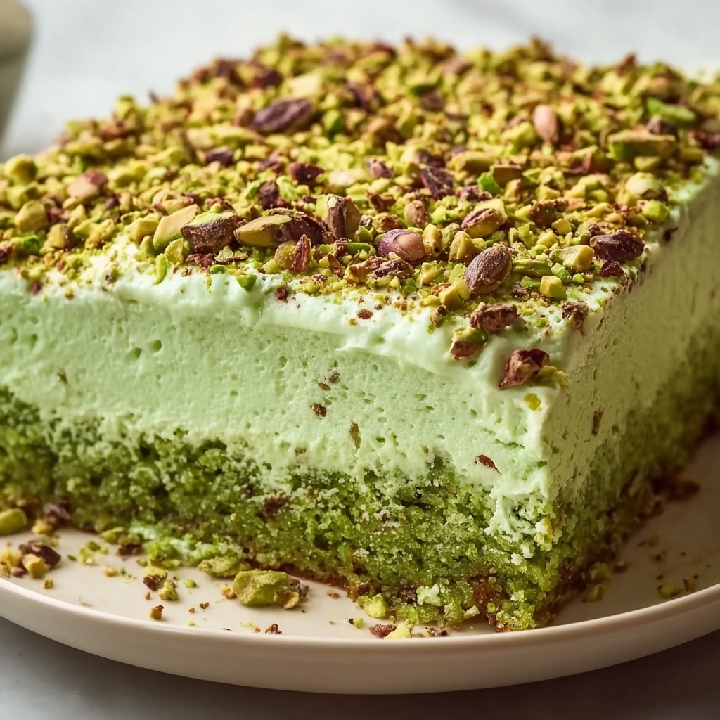 Saint Patrick’s Day Pistachio Pudding Cake Recipe - Recipe Image
