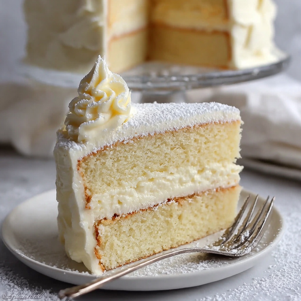 Vanilla Custard Cake Recipe - Recipe Image
