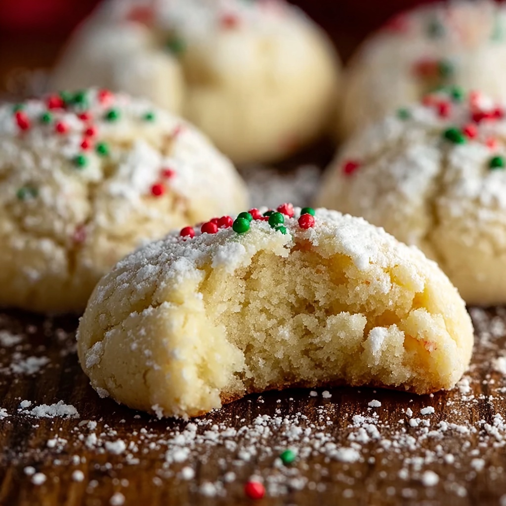 Christmas Ooey Gooey Butter Cookies Recipe - Recipe Image
