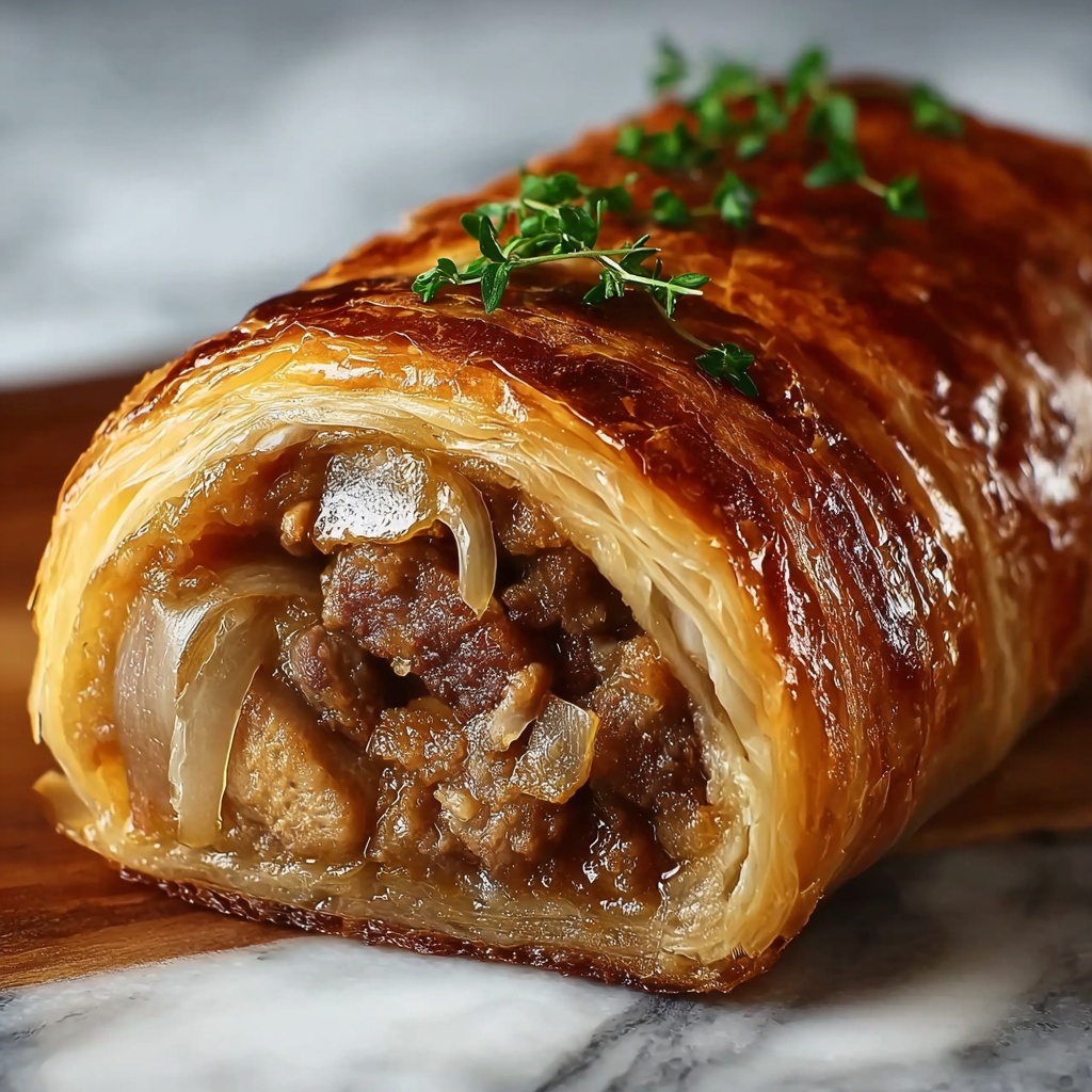 French Onion Beef Roll-Ups Recipe - Recipe Image