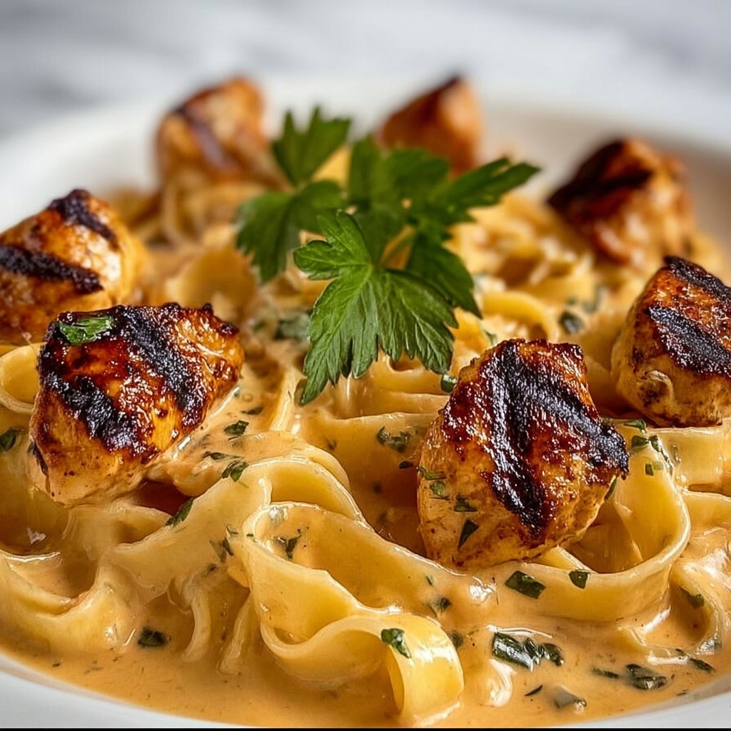 Flavor-Packed Cowboy Butter Chicken Linguine Recipe - Recipe Image