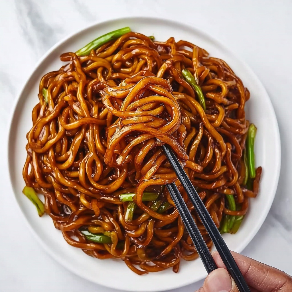 Soy Sauce Pan-Fried Noodles Recipe - Recipe Image