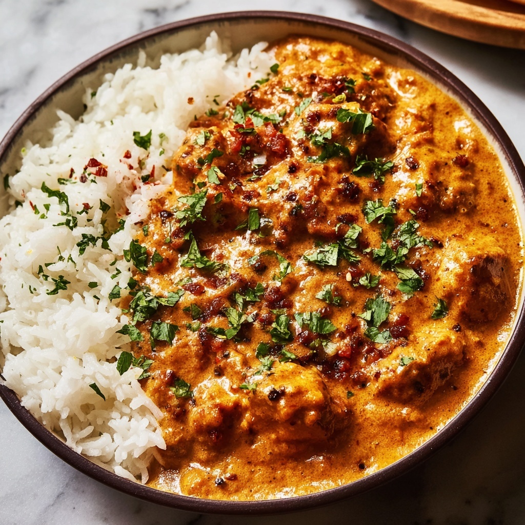 Crockpot Creamy Coconut Chicken Tikka Masala Recipe - Recipe Image