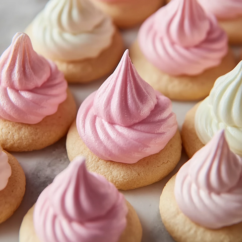 Pastel Meringue Cookies Recipe - Recipe Image