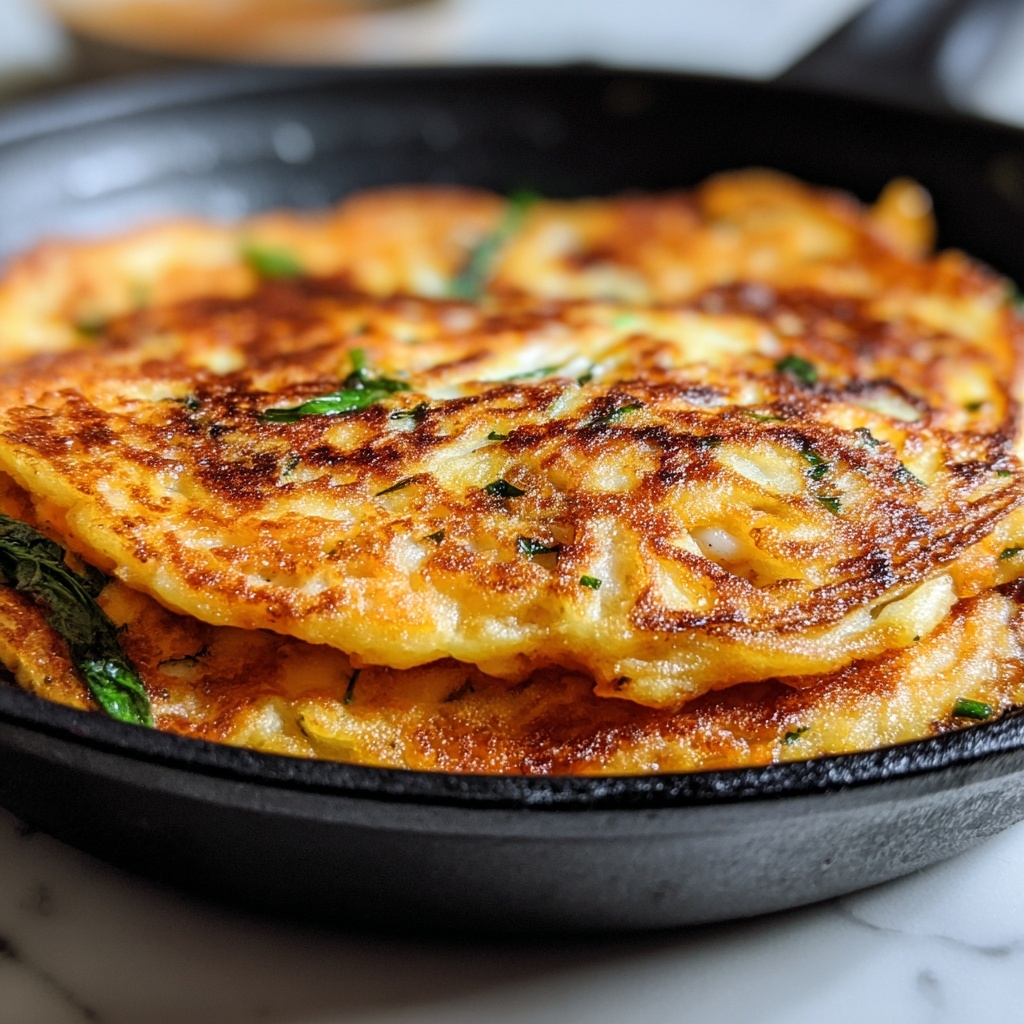 Kimchijeon (Kimchi Pancake) Recipe - Recipe Image
