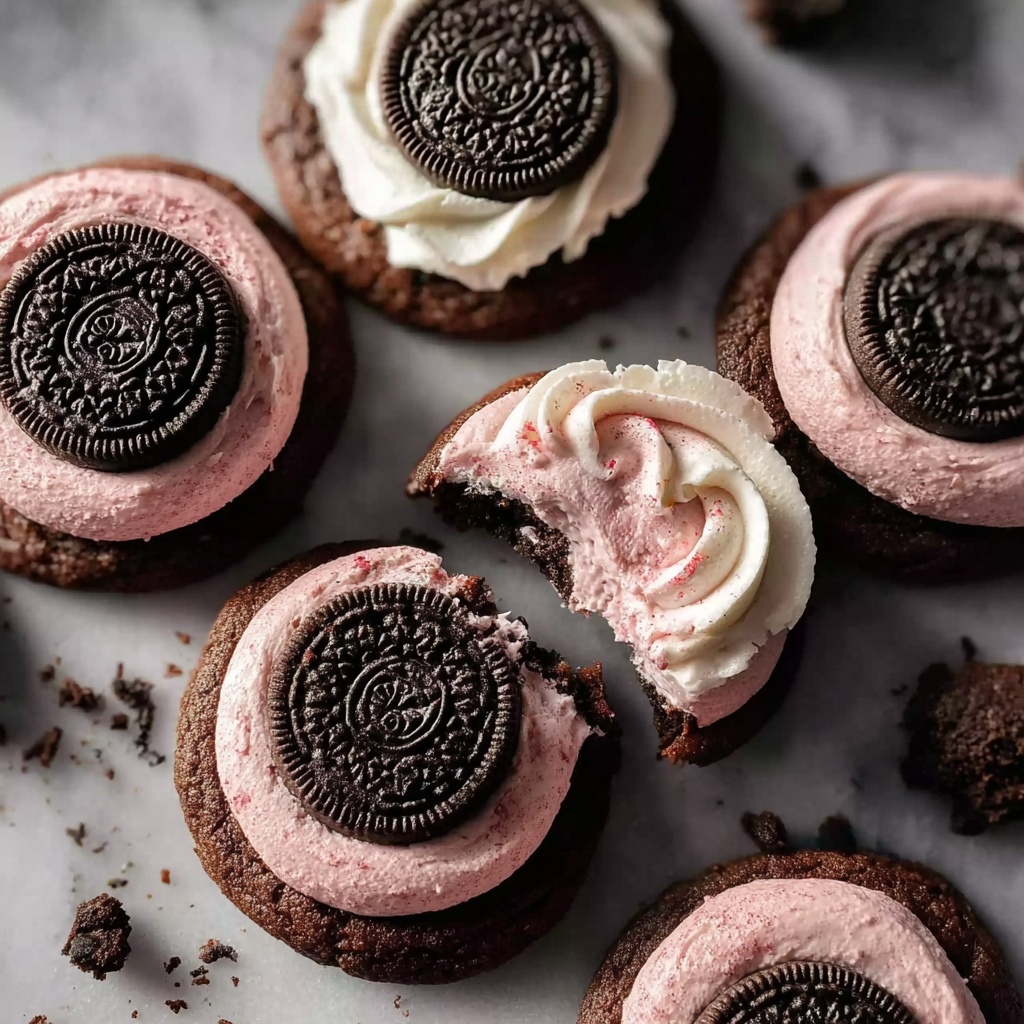 Oreo Cheesecake Cookies Recipe - Recipe Image