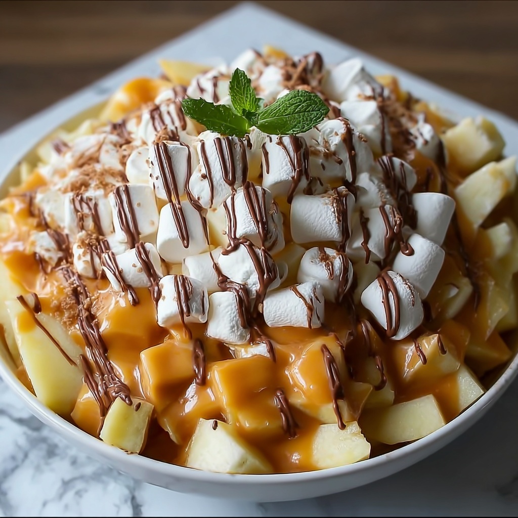 Caramel Apple Snickers Salad Recipe - Recipe Image
