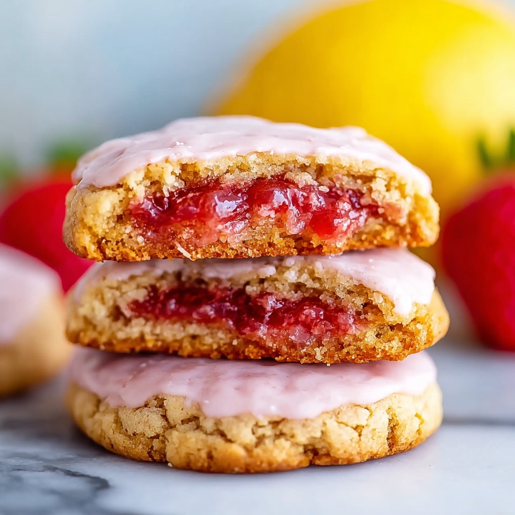 Strawberry Lemonade Cake Mix Cookies Recipe - Recipe Image