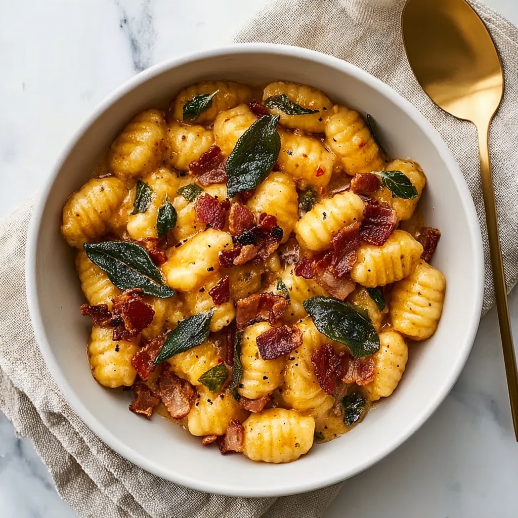 Gnocchi with Creamy Pumpkin Sauce Recipe - Recipe Image