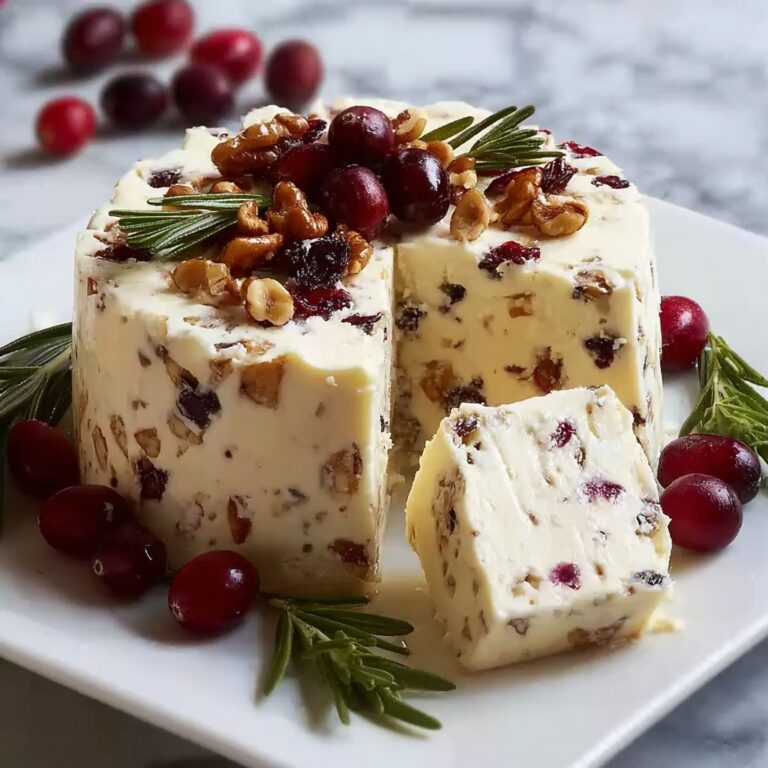 Homemade Vegan Cranberry Cashew Cheese Recipe