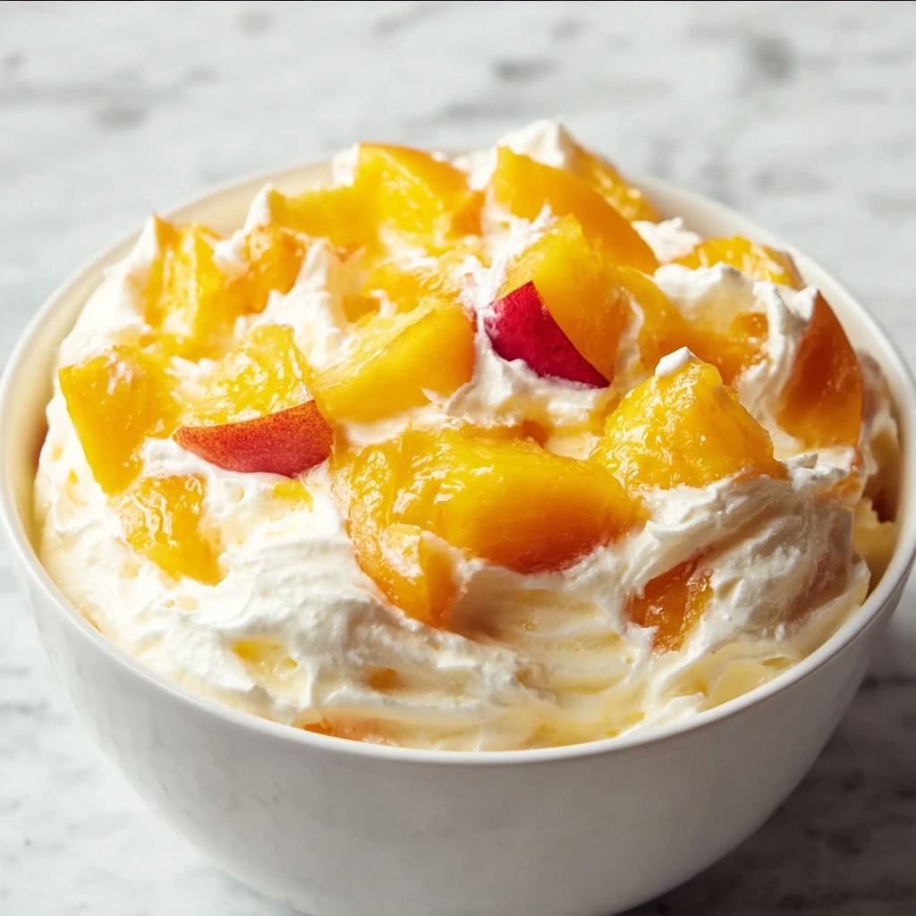 Peach Fluff Recipe - Recipe Image
