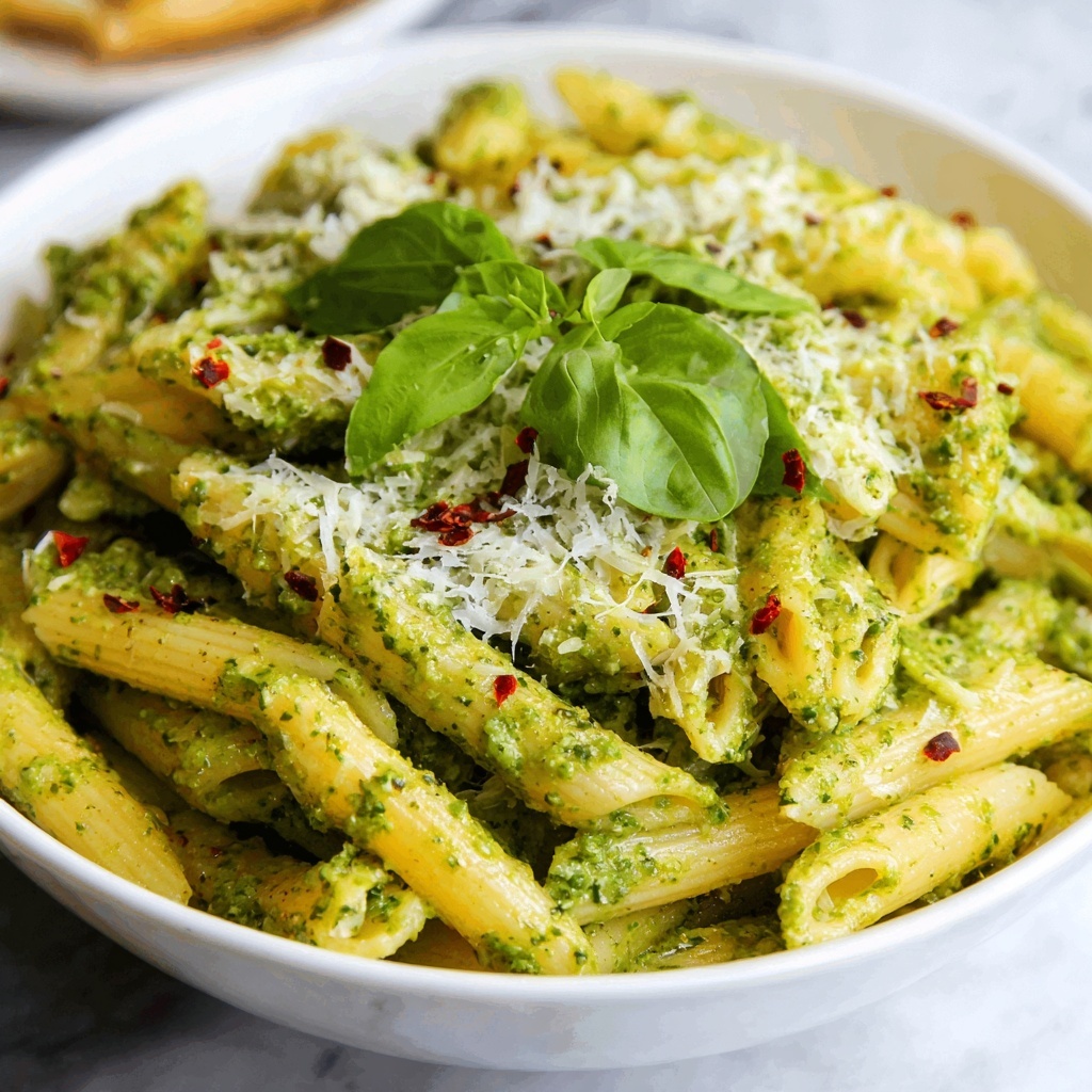 Avocado Pesto Pasta Recipe - Recipe Image