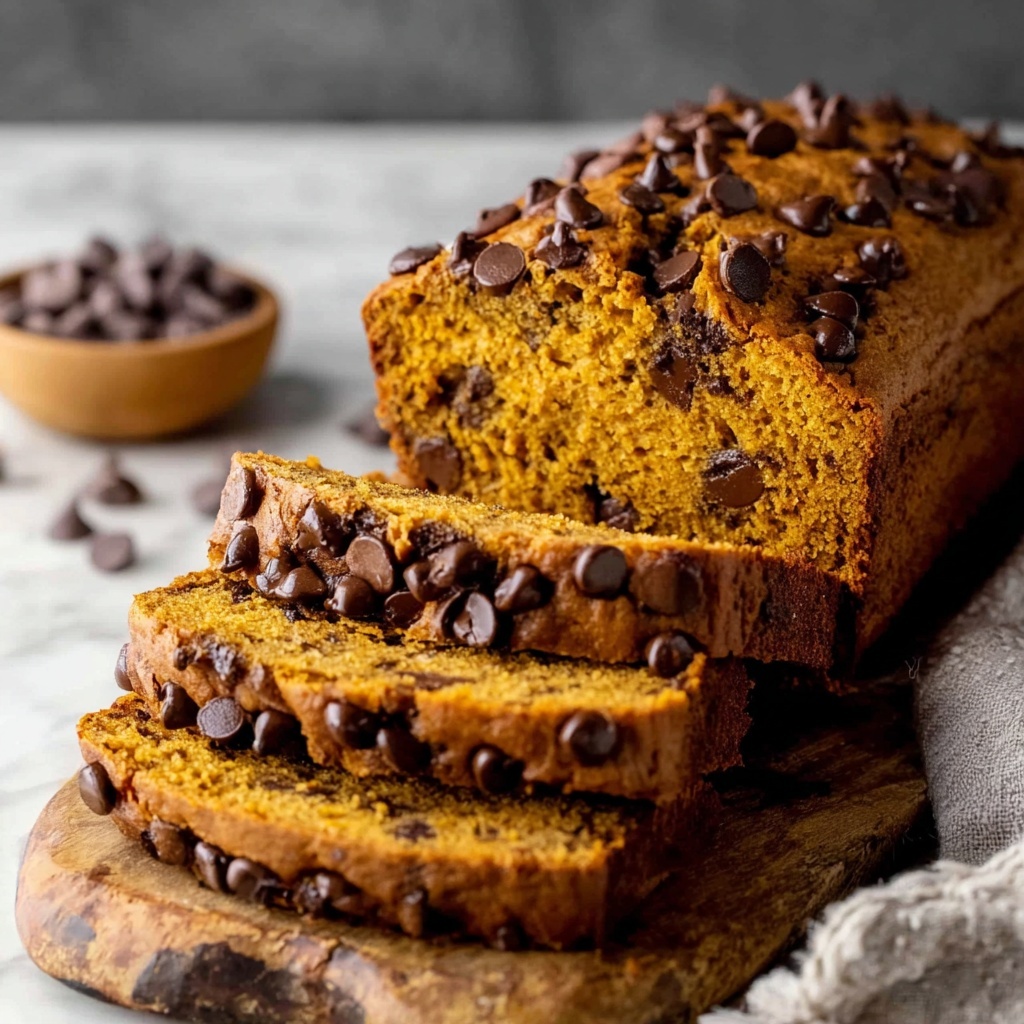 Pumpkin Chocolate Chip Bread Recipe - Recipe Image