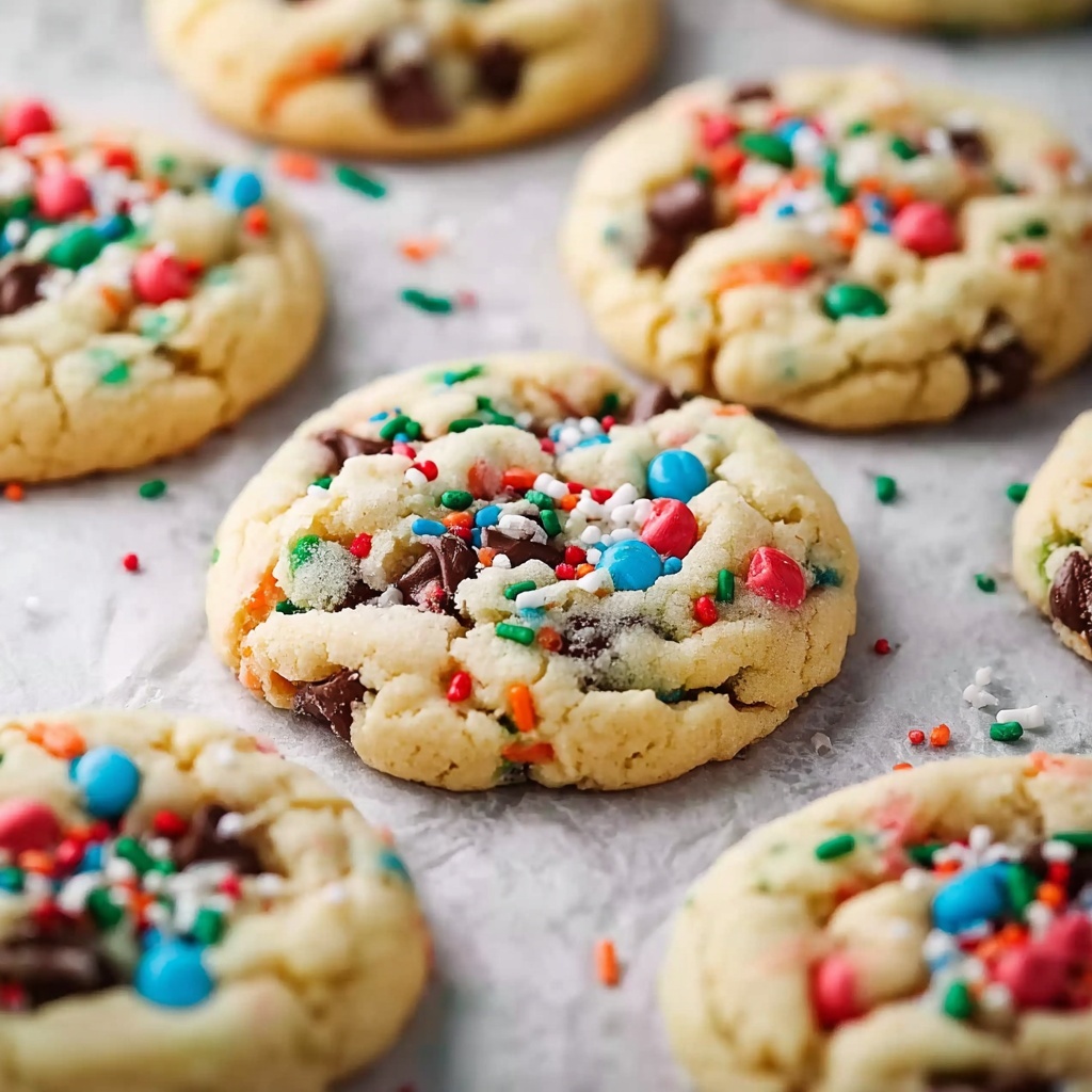 Cake Batter Chocolate Chip Cookies Recipe - Recipe Image