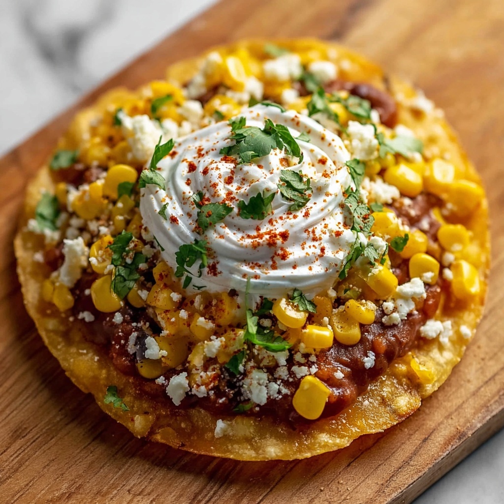 Mexican Street Corn Tostadas Recipe - Recipe Image
